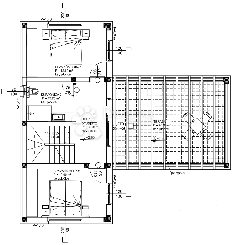    House Grbe, Nin, 97,74m2