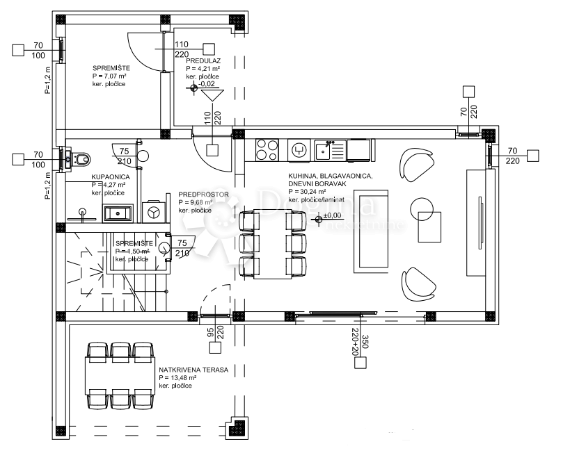    House Grbe, Nin, 97,74m2
