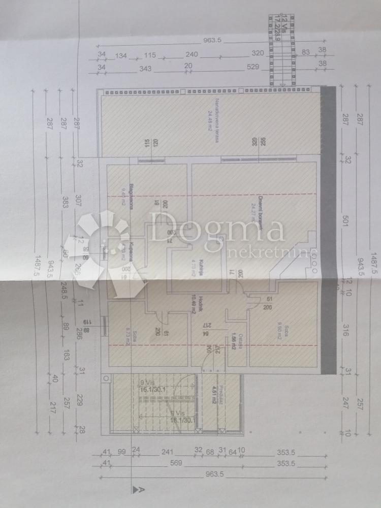   Wohnung Zamet, Rijeka, 73,34m2 