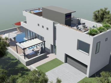 Дом Mulo, Vrsi, Ulica dr. Ante Starčevića, 160m2
