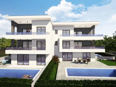 MALINSKA, NOVOGRADNJA, PENTHOUSE SA BAZENOM I POGLEDOM NA MORE 