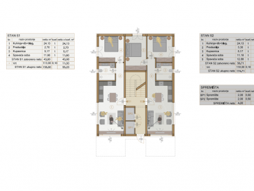 NOVOGRADNJA 400 M DO MORA – STAN 1 + VRT 113 M2 – PRIZEMLJE