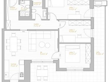  NOVOGRADNJA PREMIUM LIVING RIJEKA -  STAN 2.3 / 3S+DB