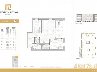 NOVOGRADNJA PREMIUM LIVING RIJEKA -  STAN 9.4 / 2S+DB