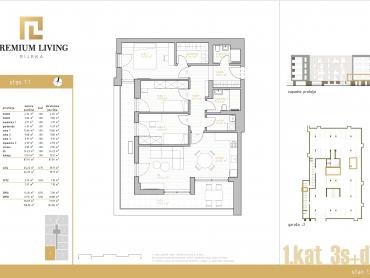 NOVOGRADNJA PREMIUM LIVING RIJEKA -  STAN 1.1 / 3S+DB