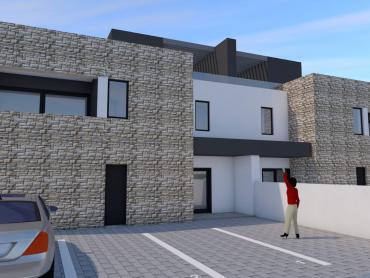 DVOJNA VILLA S BAZENOM I KROVNOM TERASOM U VRSIMA