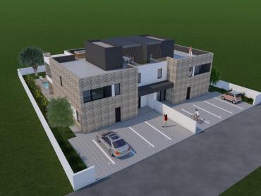 DVOJNA VILLA S BAZENOM I KROVNOM TERASOM U VRSIMA