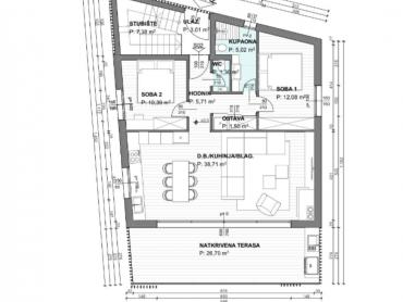 Apartma Krk, 75m2
