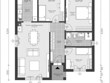 Hiša Ljutići, Malinska-Dubašnica, 99,36m2