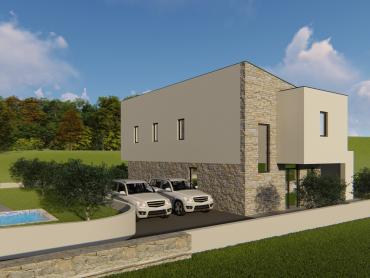 Prekrasna vila s bazenom u izgradnjii!