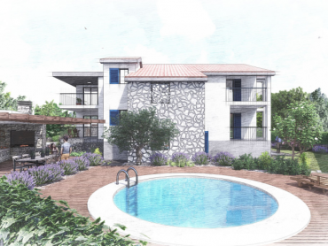 NOVOGRADNJA - OKOLICA GRADA KRKA - S BAZENOM