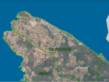 Građevinsko poljoprivredna parcela 1km od mora i golf terena