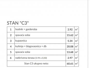 Novogradnja Peroj (C3 - 1.KAT)