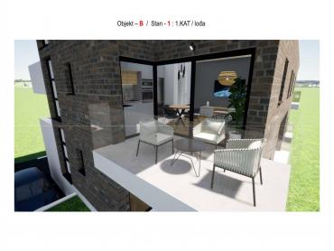 Maksimir, 3S-stan, 1.kat, lift, VPM, spremište, 56,72 m2, NOVOGRADNJA