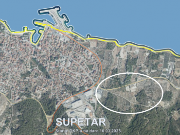 Сельскохозяйственная земля Supetar, 3.030m2