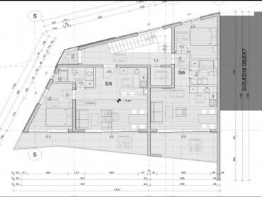Podgora, Makarska rivijera, 2S-stan, 47,10 m2, 2. kat, lift,novogradnja