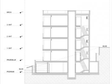 Podgora, Makarska rivijera, 2S-stan, 47,10 m2, 2. kat, lift,novogradnja