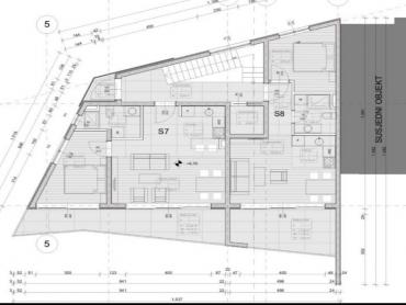 Podgora, Makarska rivijera, 2S-stan, 47,10 m2, 3.kat, lift, balkon, novogradnja