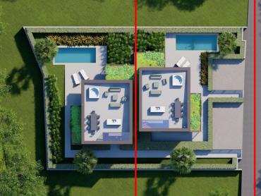 Duplex vila u izgradnji na atraktivnoj lokaciji – 2 km od mora