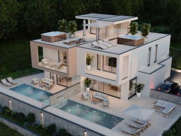 LUKSUZNA KUĆA S2 S VRTOM I BAZENOM VODICE 